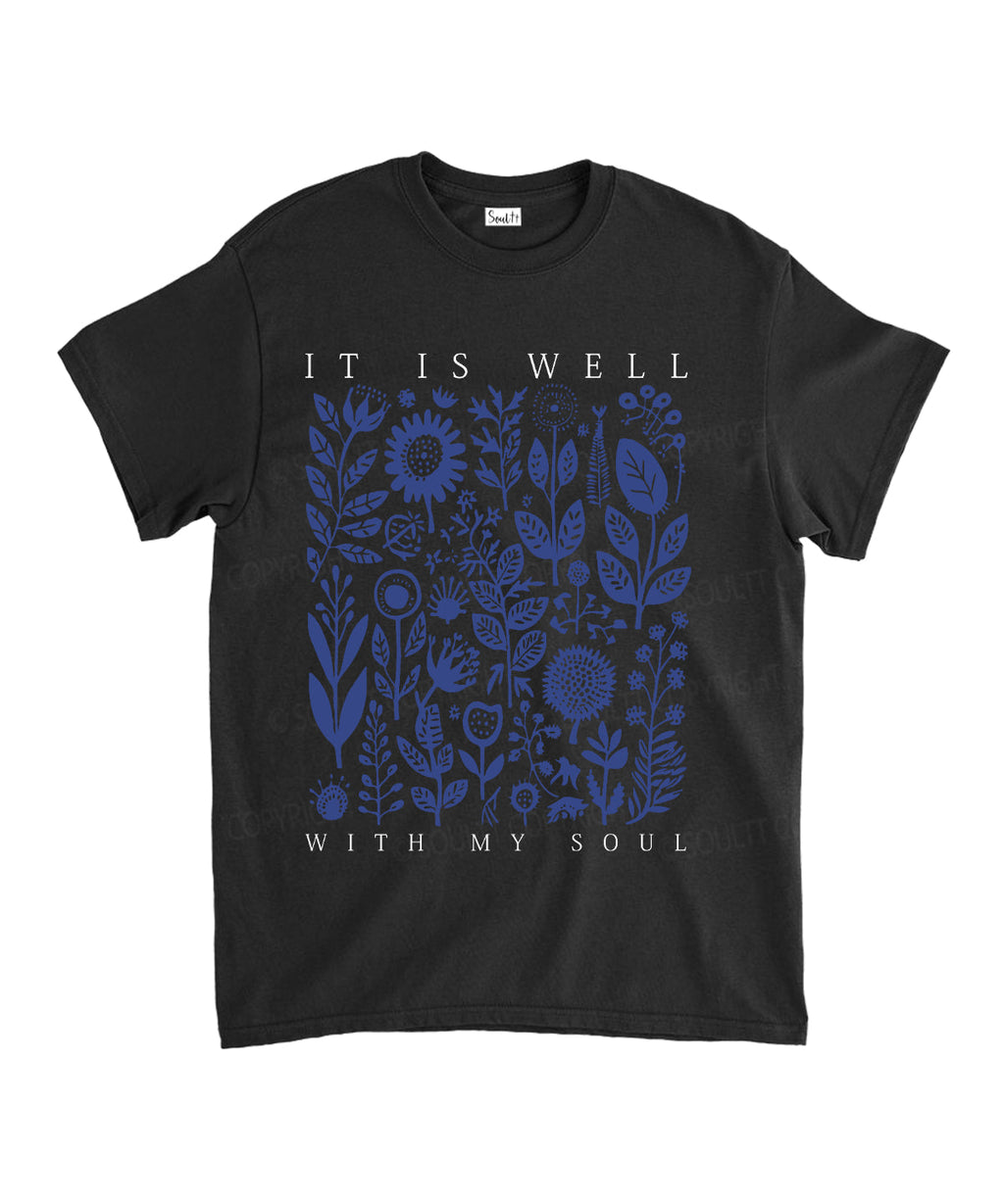 Is Well My Soul Cotton Christian Style006 T-Shirts, Hoodie, Sweatshirt