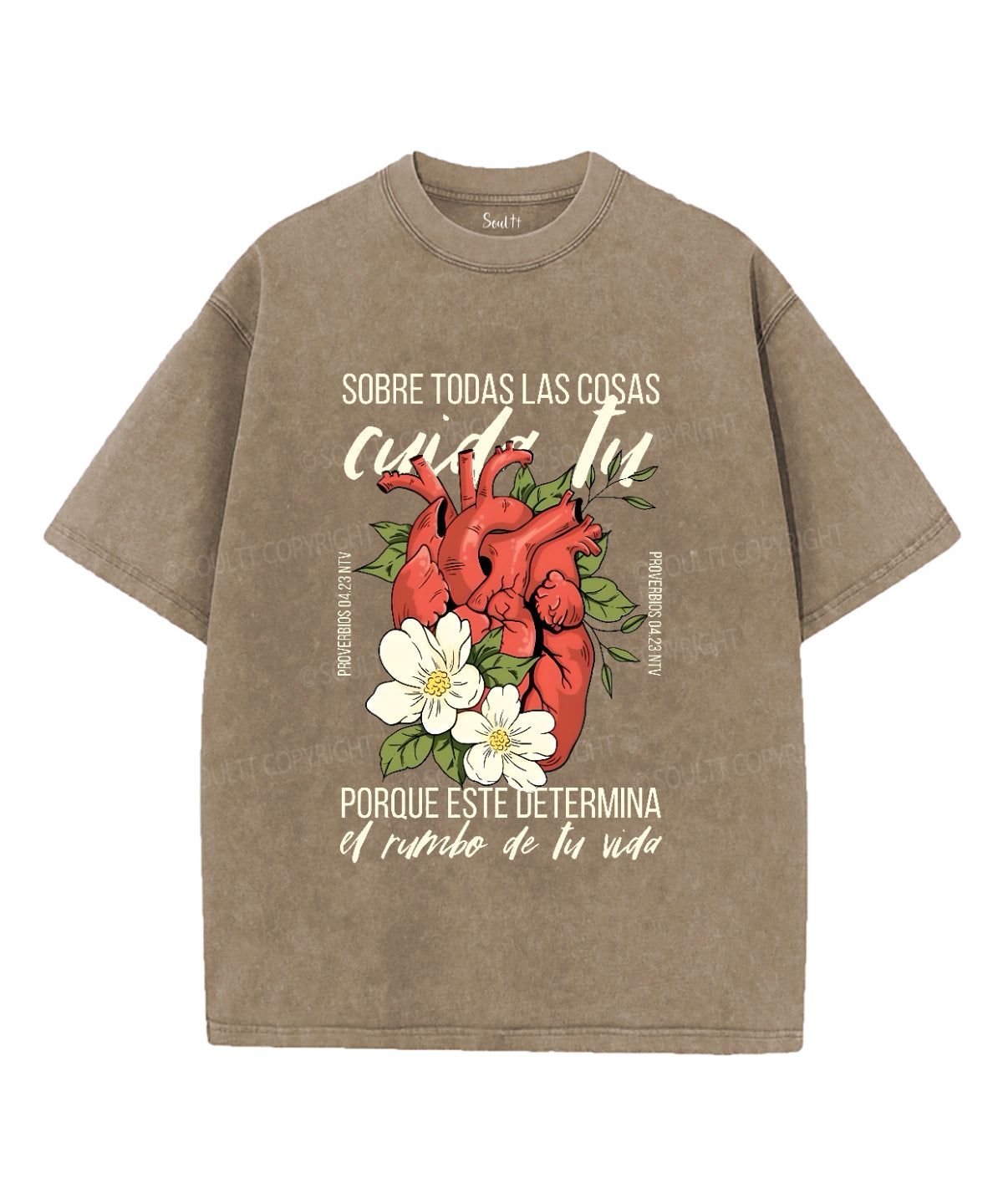 Sobre Todas Las Cosas Unisex Washed Christian T-shirt Hoodie, Sweatshirt | CiraTrend.com (Image 5)