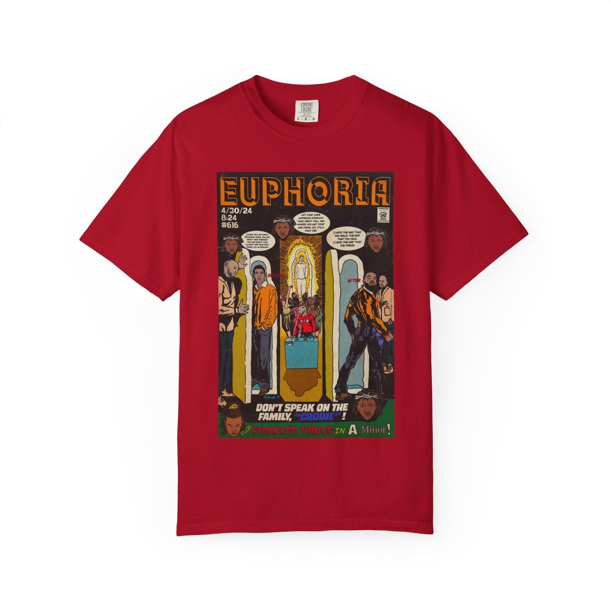 Euphoria - Unisex Comfort Colors T-shirt Hoodie, Sweatshirt | CiraTrend.com (Image 5)