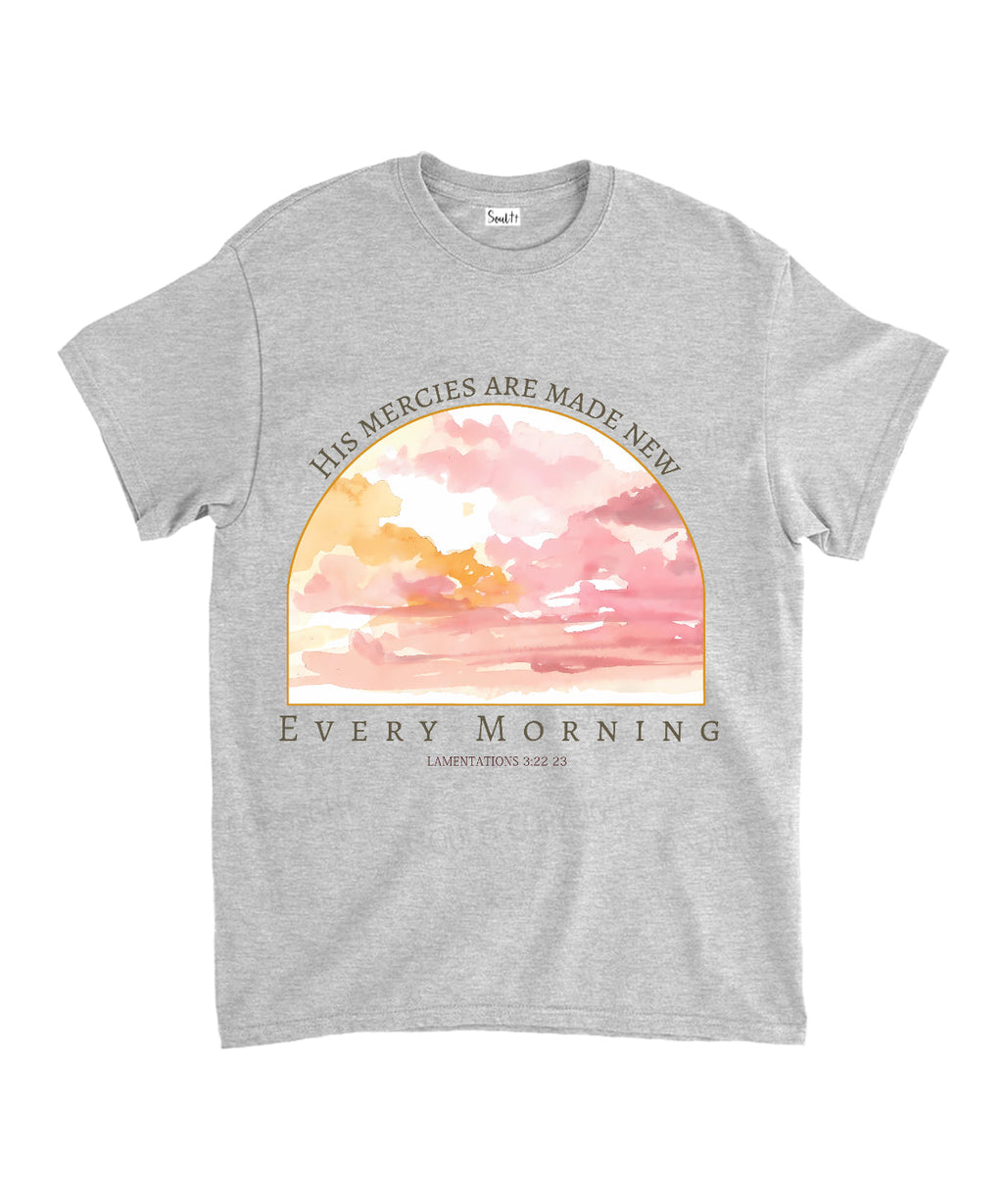 His Mercies Are New Every Morning Unisex Cotton Christian T-Shirt Style002 Hoodie, Sweatshirt | CiraTrend.com (Image 4)