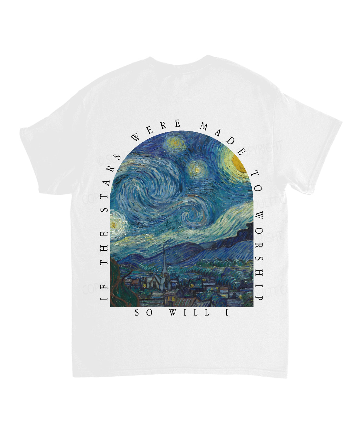 If The Stars Were Made To Worship Double Sided Unisex Cotton Christian T-Shirt Hoodie, Sweatshirt | CiraTrend.com (Image 3)