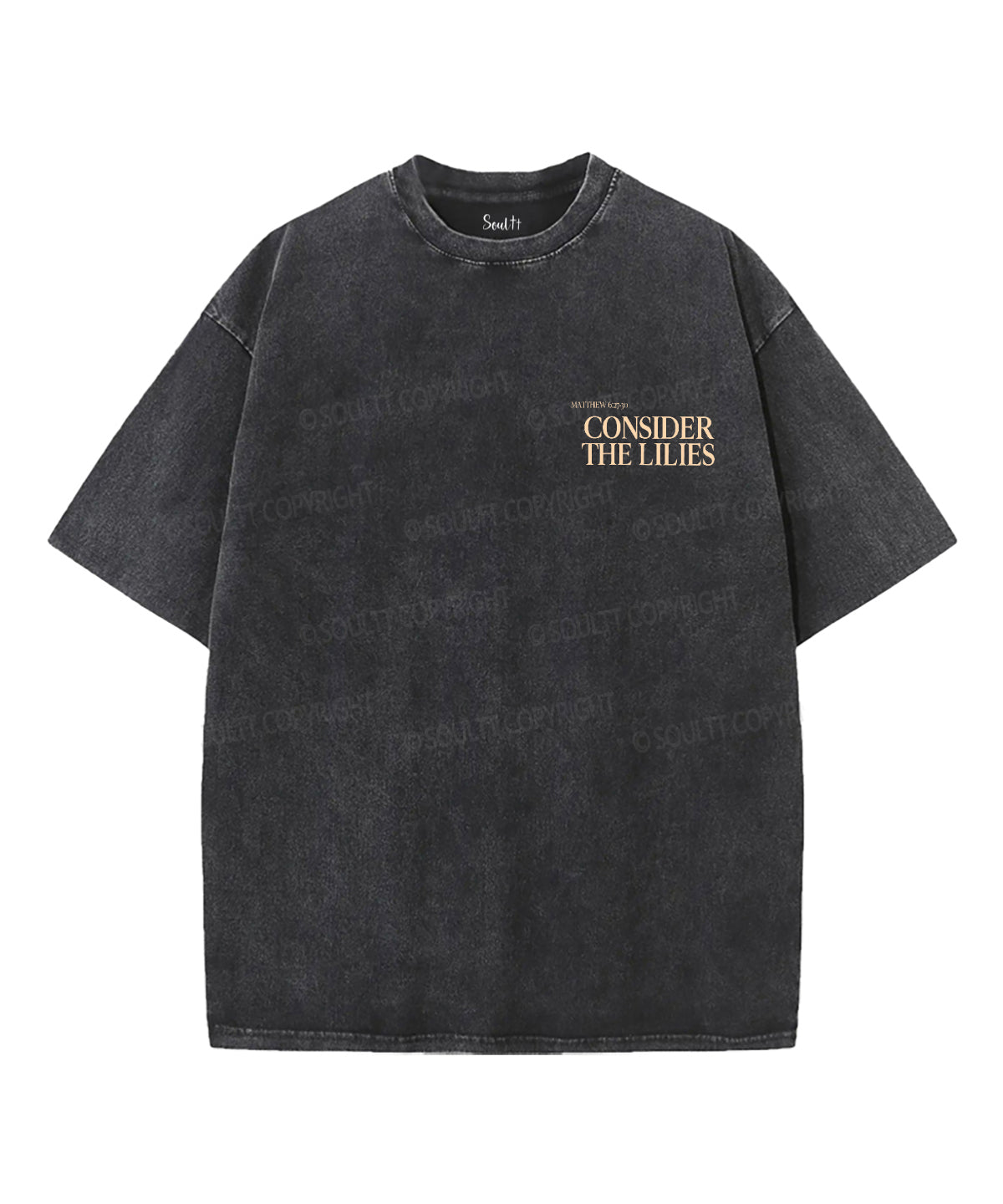 Consider The Lilies Double Sided Unisex Washed Christian T-shirt Style003 Hoodie, Sweatshirt | CiraTrend.com (Image 5)