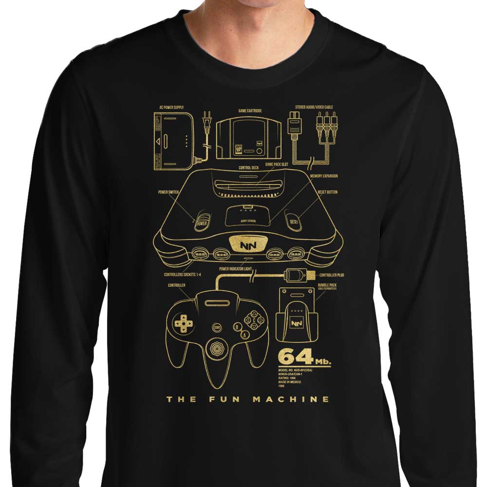 64-Bit - Long Sleeve T-Shirt Hoodie, Sweatshirt | CiraTrend.com (Image 1)
