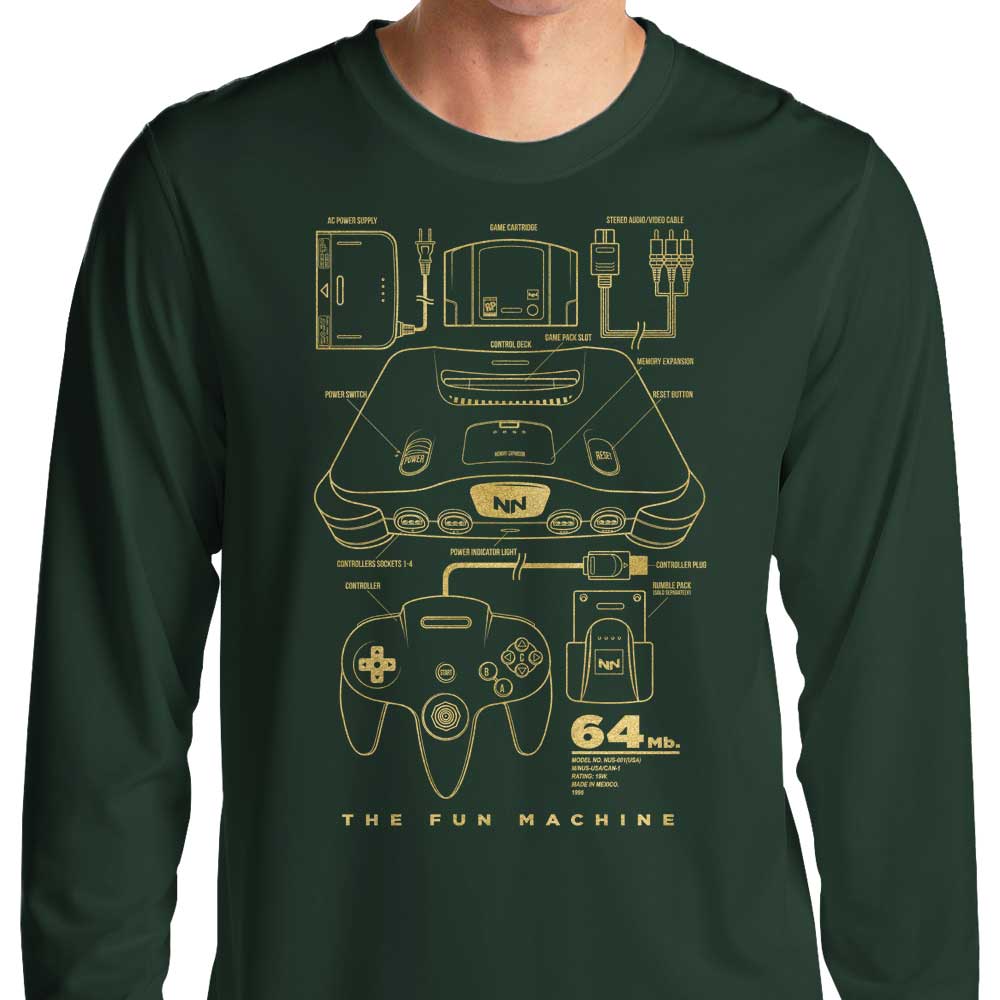 64-Bit - Long Sleeve T-Shirt Hoodie, Sweatshirt | CiraTrend.com (Image 3)