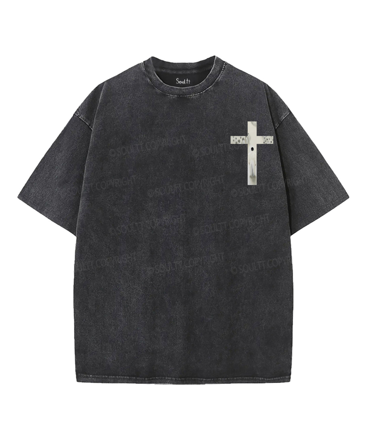 He Is The Way Double Sided Unisex Washed Christian T-shirt Hoodie, Sweatshirt | CiraTrend.com (Image 2)