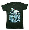 Pinky and the Brain Mens T-Shirt - Gee Brain... Take Over World Back Hoodie, Sweatshirt | CiraTrend.com (Image 1)
