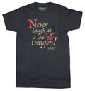 The Hobbit Mens T-Shirt  - Never Laugh at a Dragon Word Hoodie, Sweatshirt | CiraTrend.com