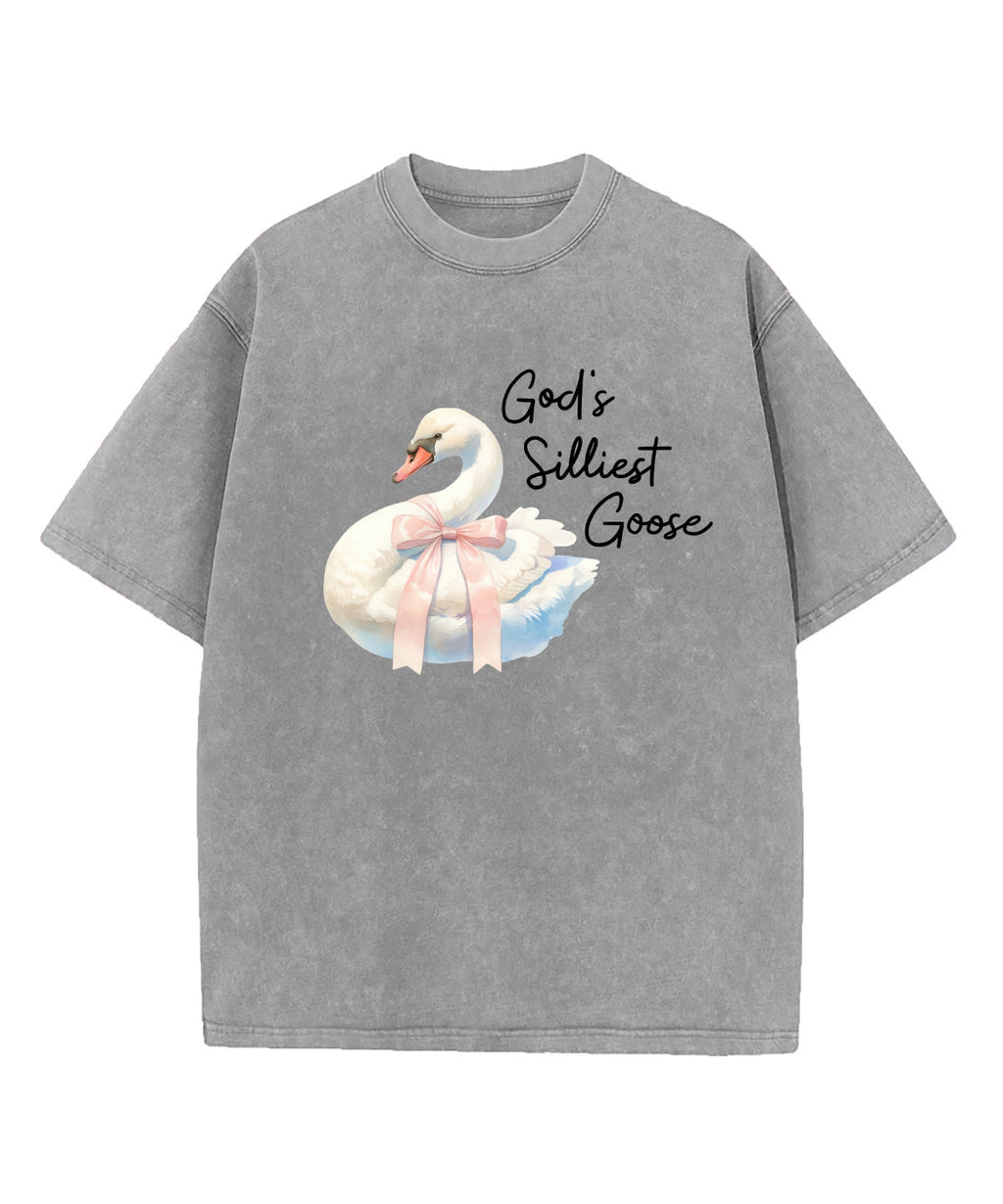 God'S Silliest Goose Washed Christian Style001 T-Shirts, Hoodie, Sweatshirt