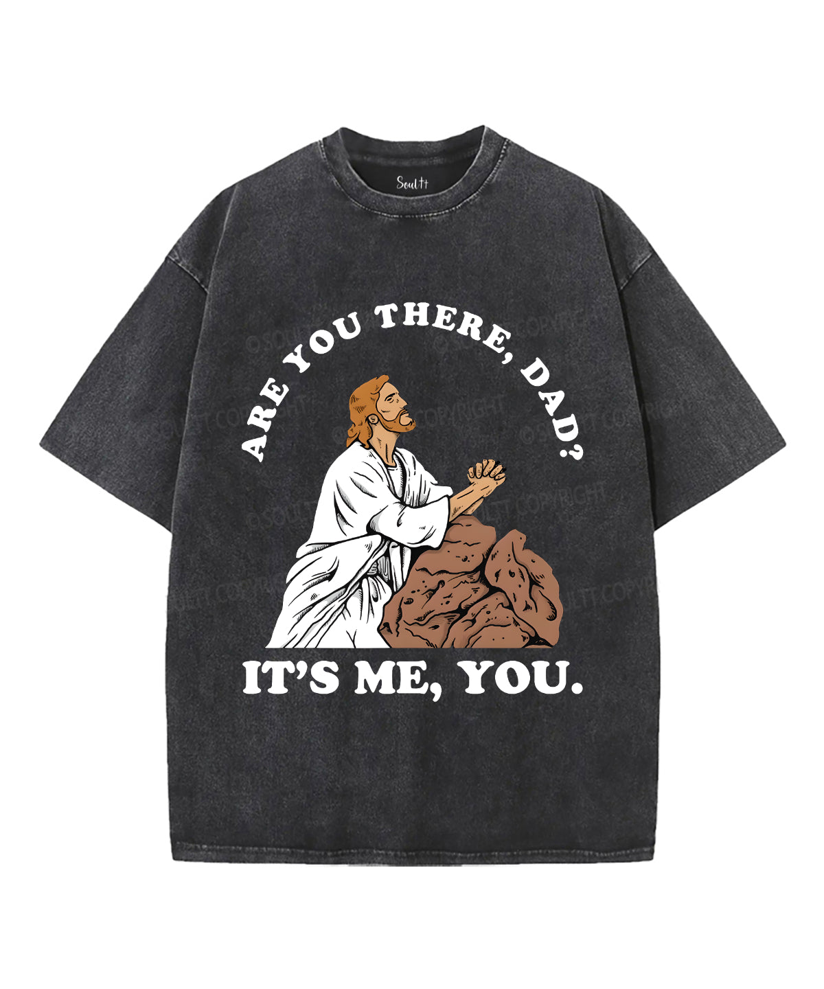 Are You There Unisex Washed Christian T-shirt Hoodie, Sweatshirt | CiraTrend.com (Image 2)