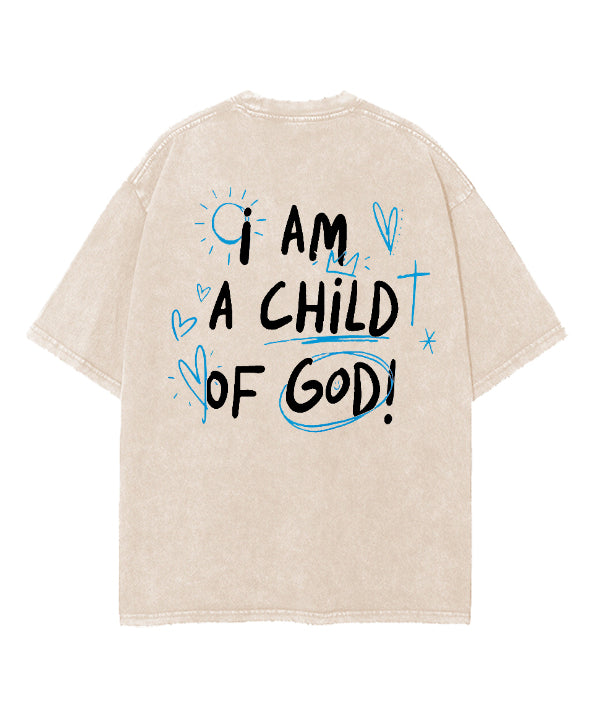 A Child Of God Double Sided Washed Christian T-shirt Hoodie, Sweatshirt | CiraTrend.com (Image 4)