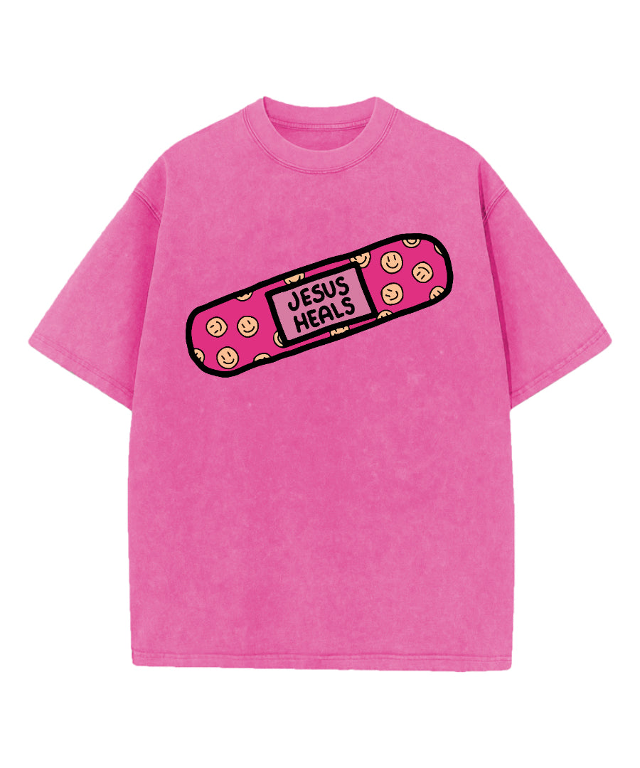 Jesus Heals Washed Christian T-shirt Style002 Hoodie, Sweatshirt | CiraTrend.com (Image 3)