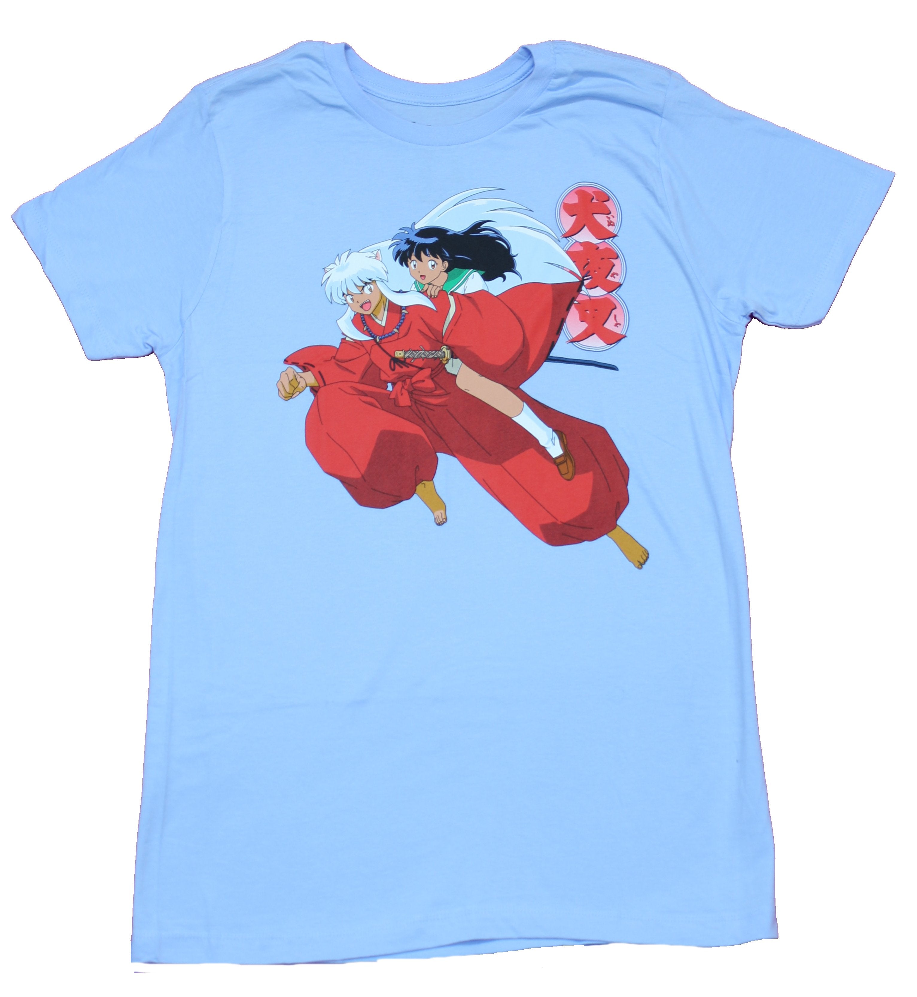 Inuyasha Mens T-Shirt - Kigome Riding on Inuyasha's Back Image Hoodie, Sweatshirt | CiraTrend.com