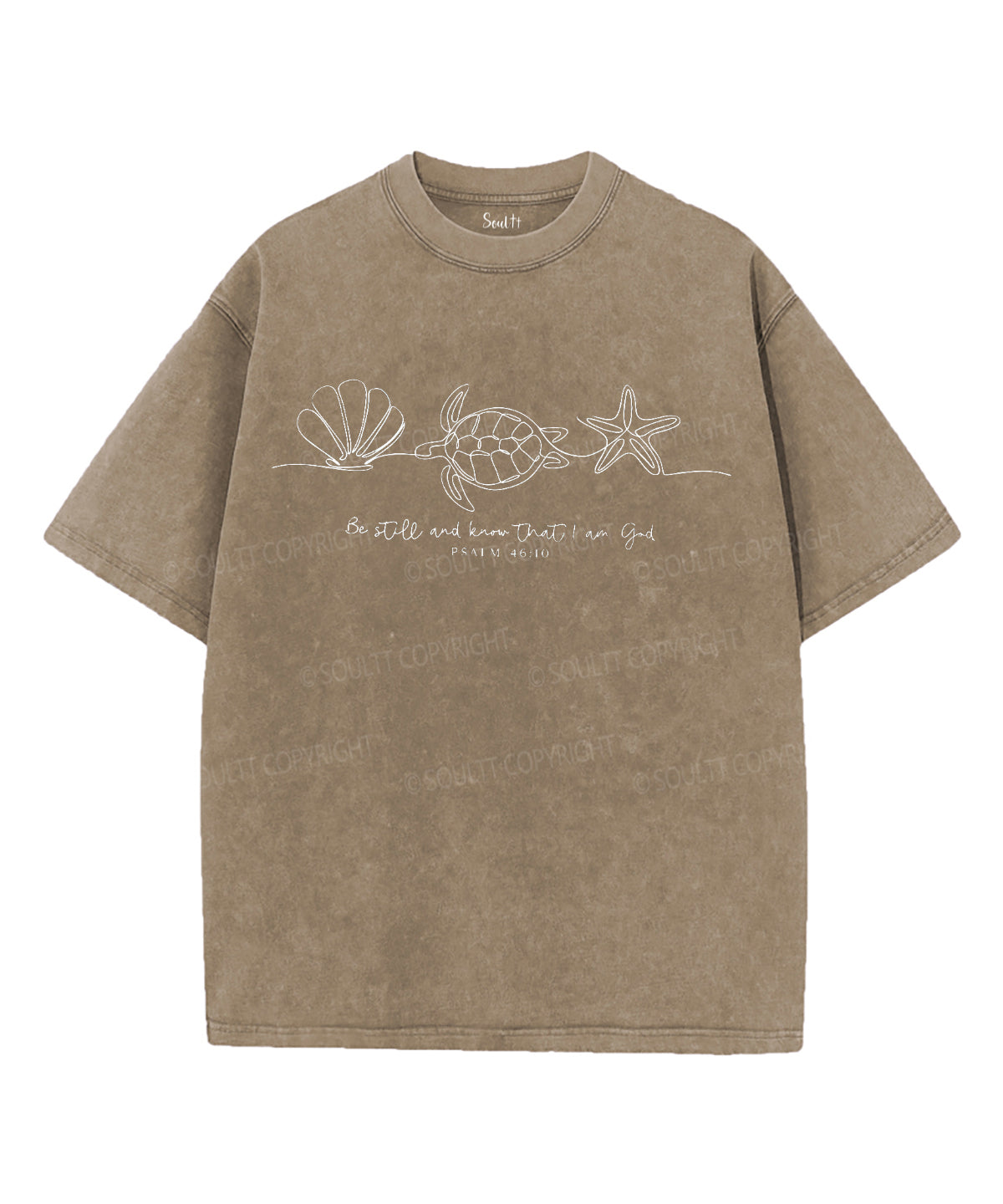 Be Still Unisex Washed Christian T-shirt Hoodie, Sweatshirt | CiraTrend.com (Image 5)