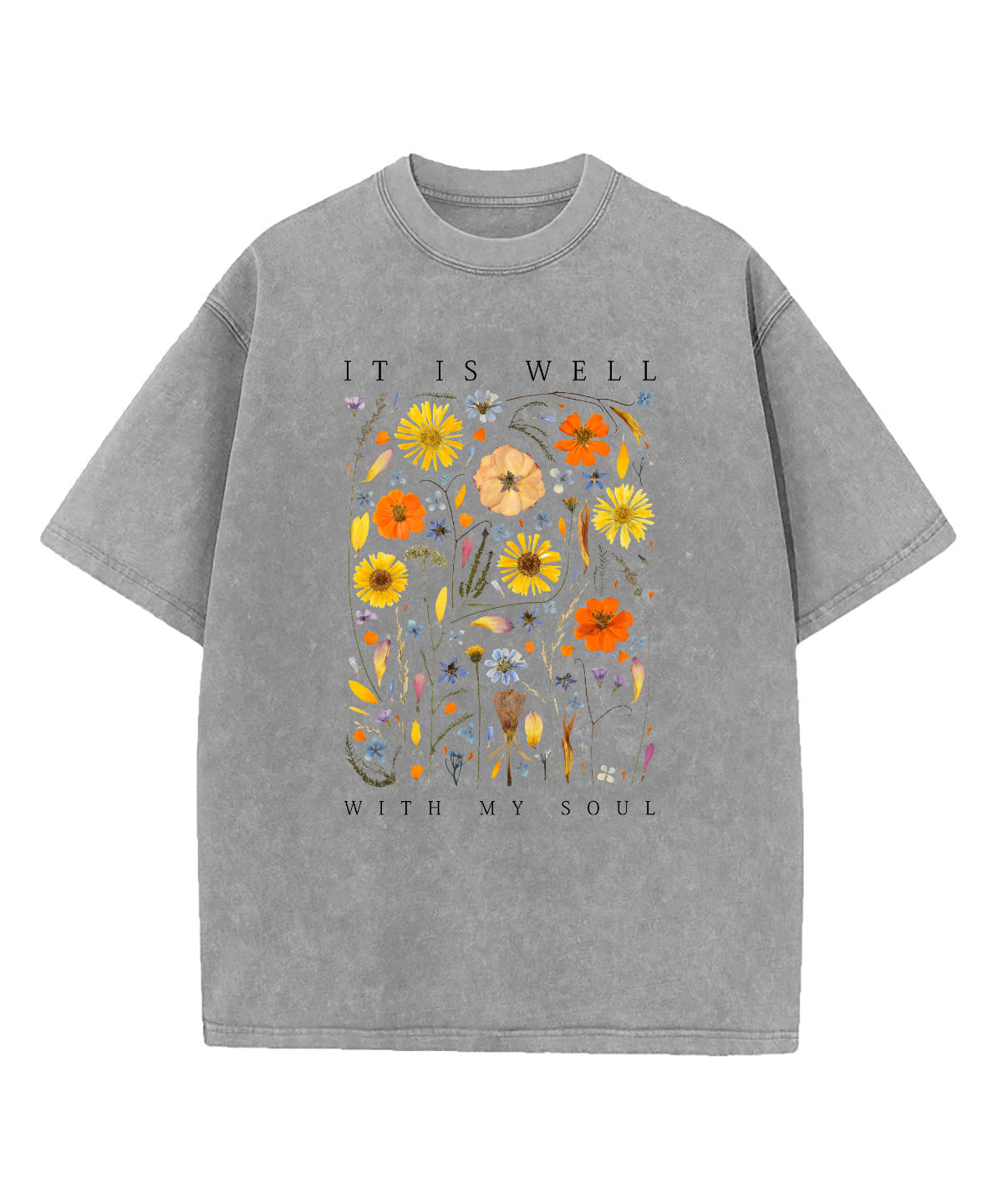 It Is Well With My Soul Washed Christian T-shirt Style017 Hoodie, Sweatshirt | CiraTrend.com (Image 5)