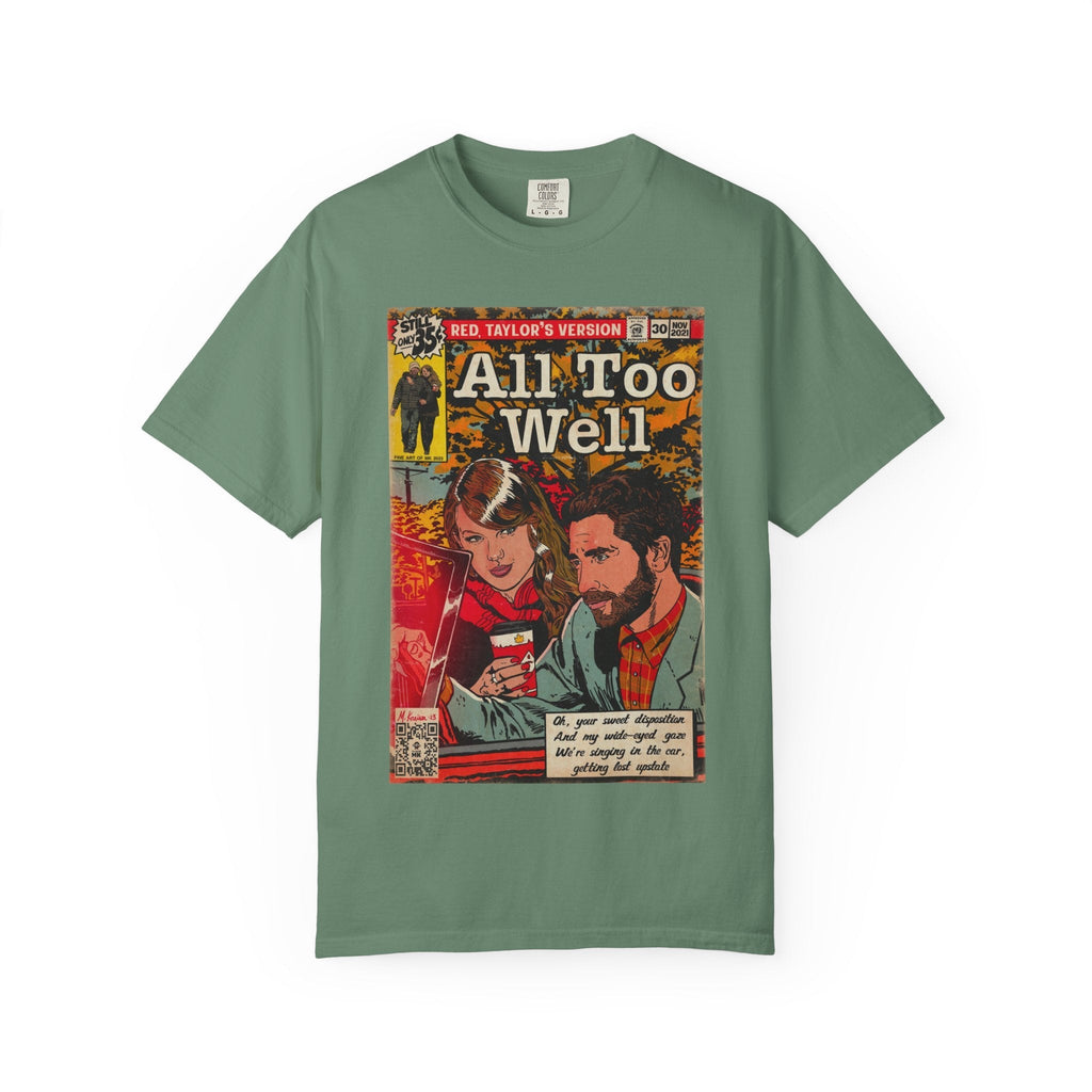 All Too Well - Unisex Comfort Colors T-shirt Hoodie, Sweatshirt | CiraTrend.com (Image 3)