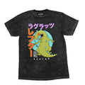 Rugrats Mens T-Shirt - Reptar Looking Back A Tiny Building Right & Top Kanji Hoodie, Sweatshirt | CiraTrend.com