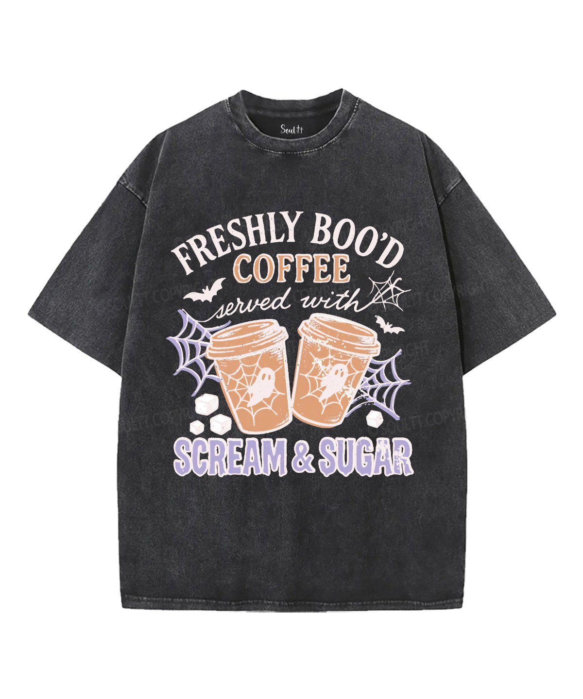 Freshly BooÃ¢â‚¬â„¢d Coffee Unisex Washed Christian T-shirt Hoodie, Sweatshirt | CiraTrend.com (Image 2)