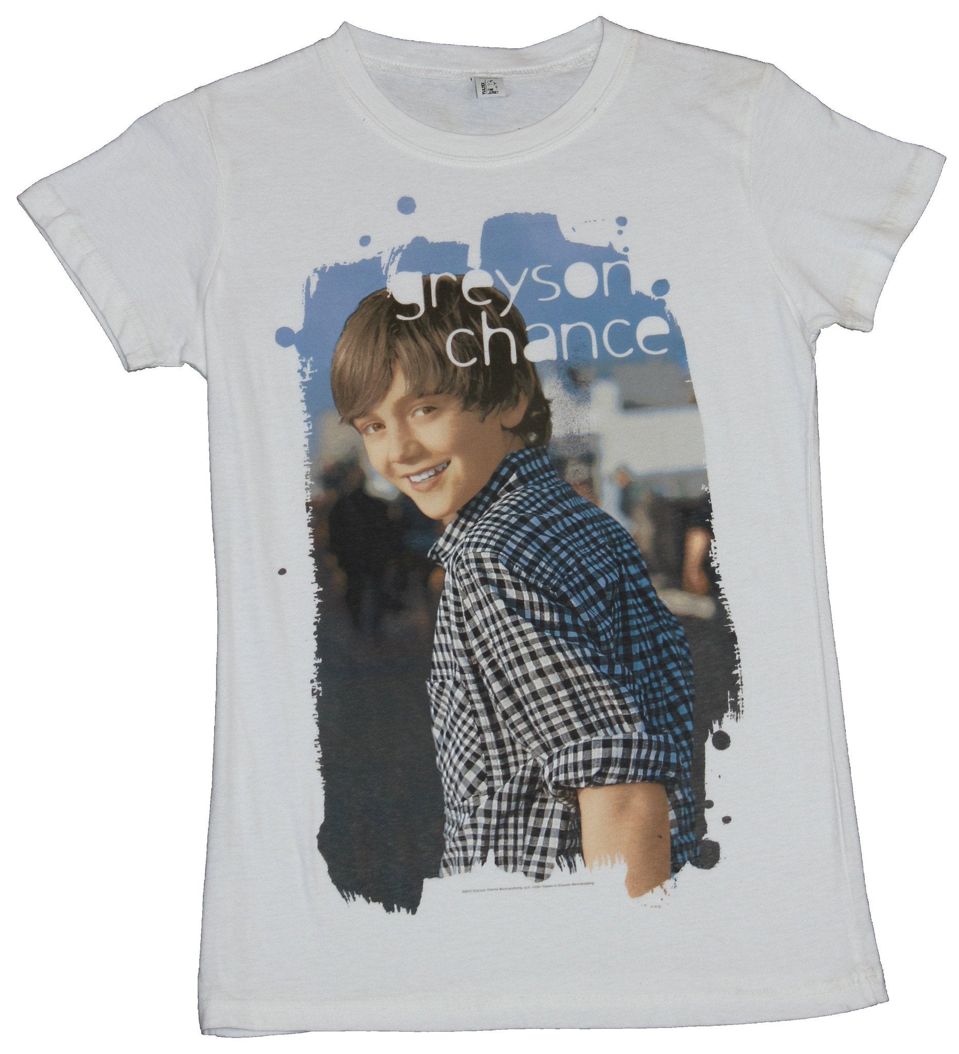Grayson Chance Girls Juniors T-Shirt - Cute Head Turned Photo Image Hoodie, Sweatshirt | CiraTrend.com