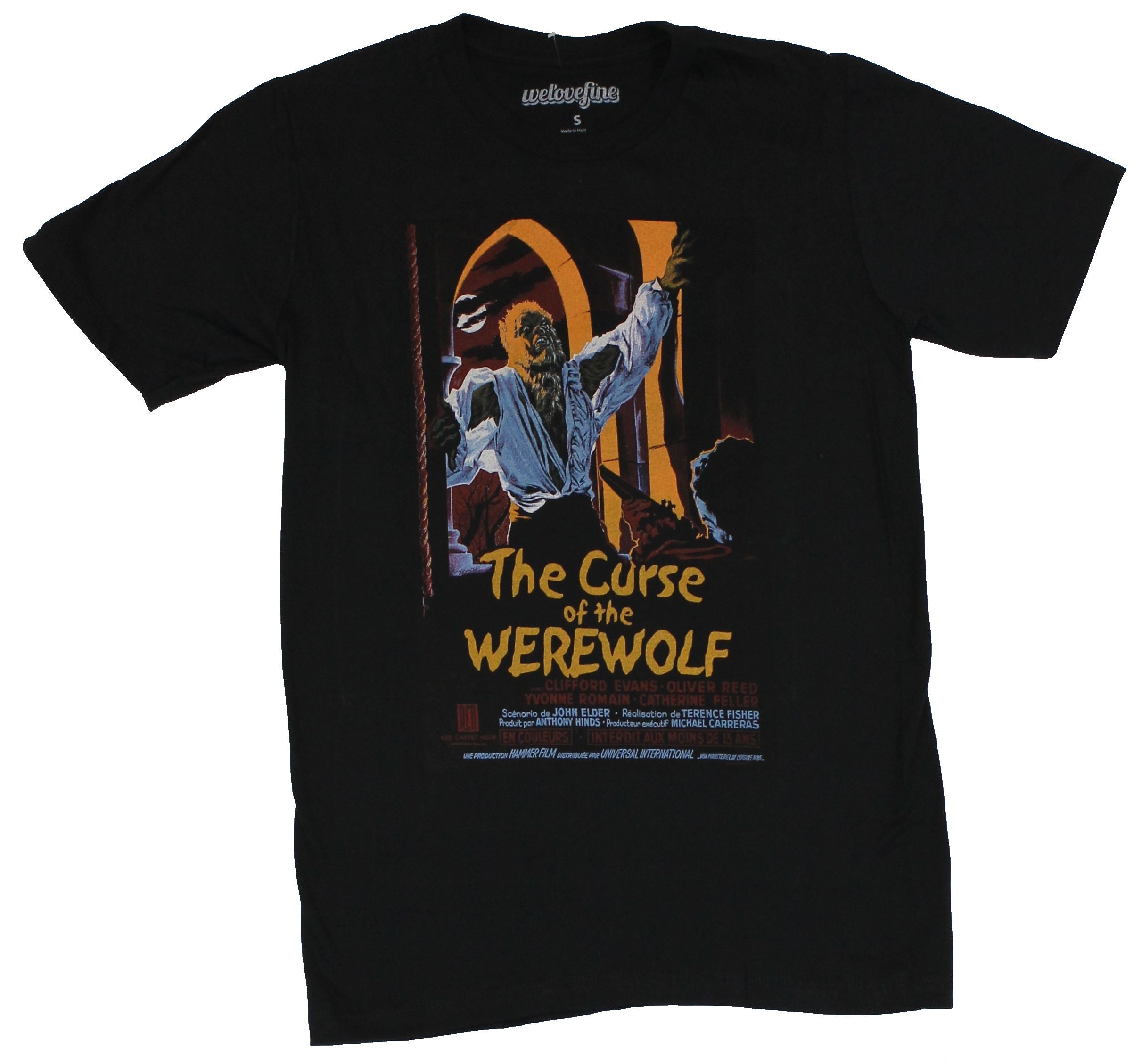 Curse of the Werewolf Mens T-Shirt - Classic Movie Poster Image Hoodie, Sweatshirt | CiraTrend.com