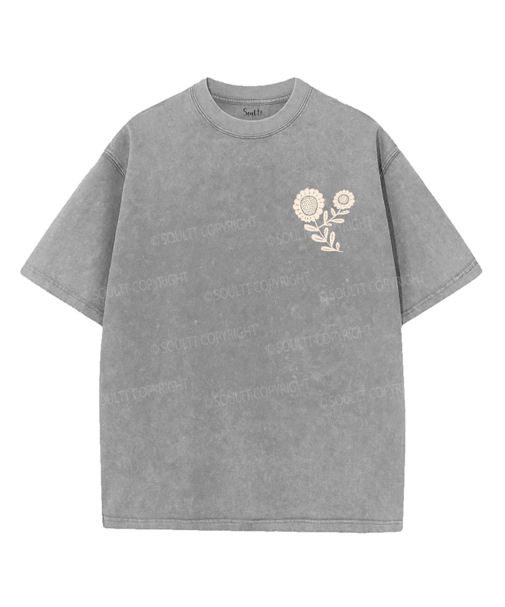 It Is Well With My Soul Double Sided Unisex Washed Christian T-shirt Style006 Hoodie, Sweatshirt | CiraTrend.com (Image 4)