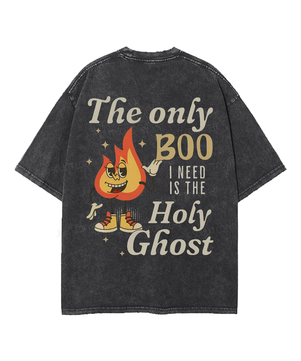 The Only Boo Double Sided Unisex Washed Christian T-shirt Hoodie, Sweatshirt | CiraTrend.com (Image 4)