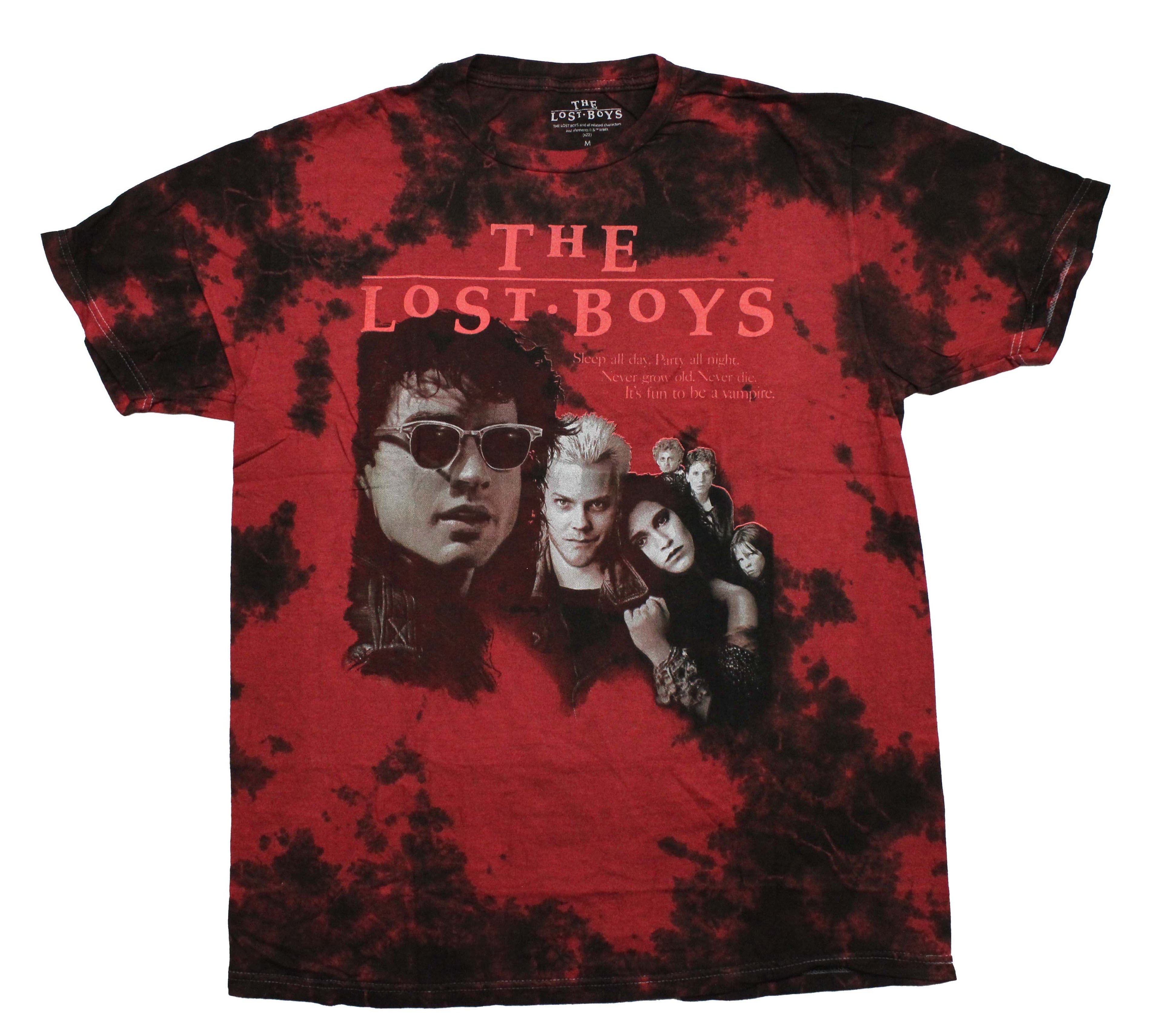 The Lost Boys Mens T-Shirt - Movie Poster Cast Tie Dye Hoodie, Sweatshirt | CiraTrend.com