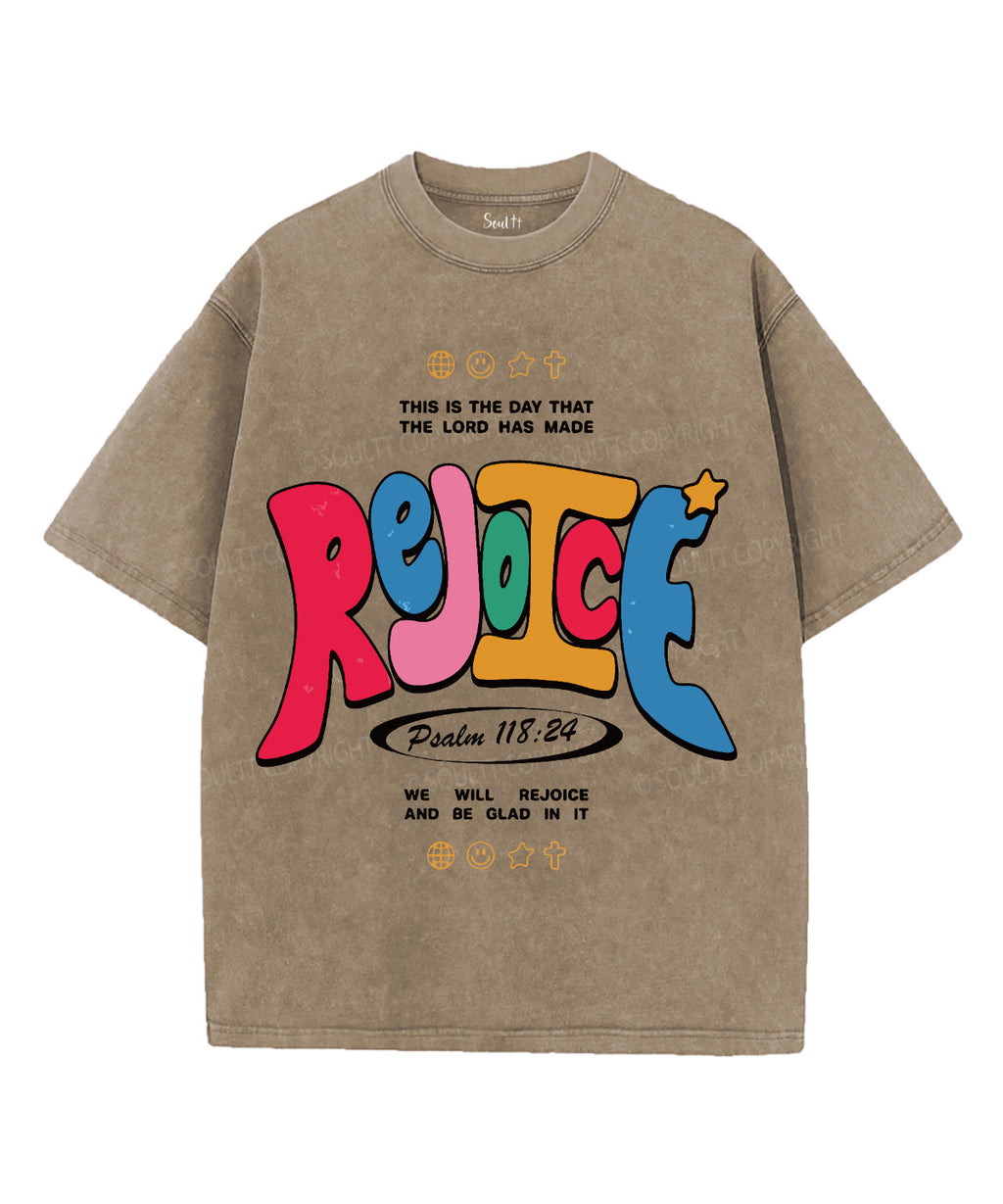 We Will Rejoice Washed Christian T-shirt Hoodie, Sweatshirt | CiraTrend.com (Image 5)