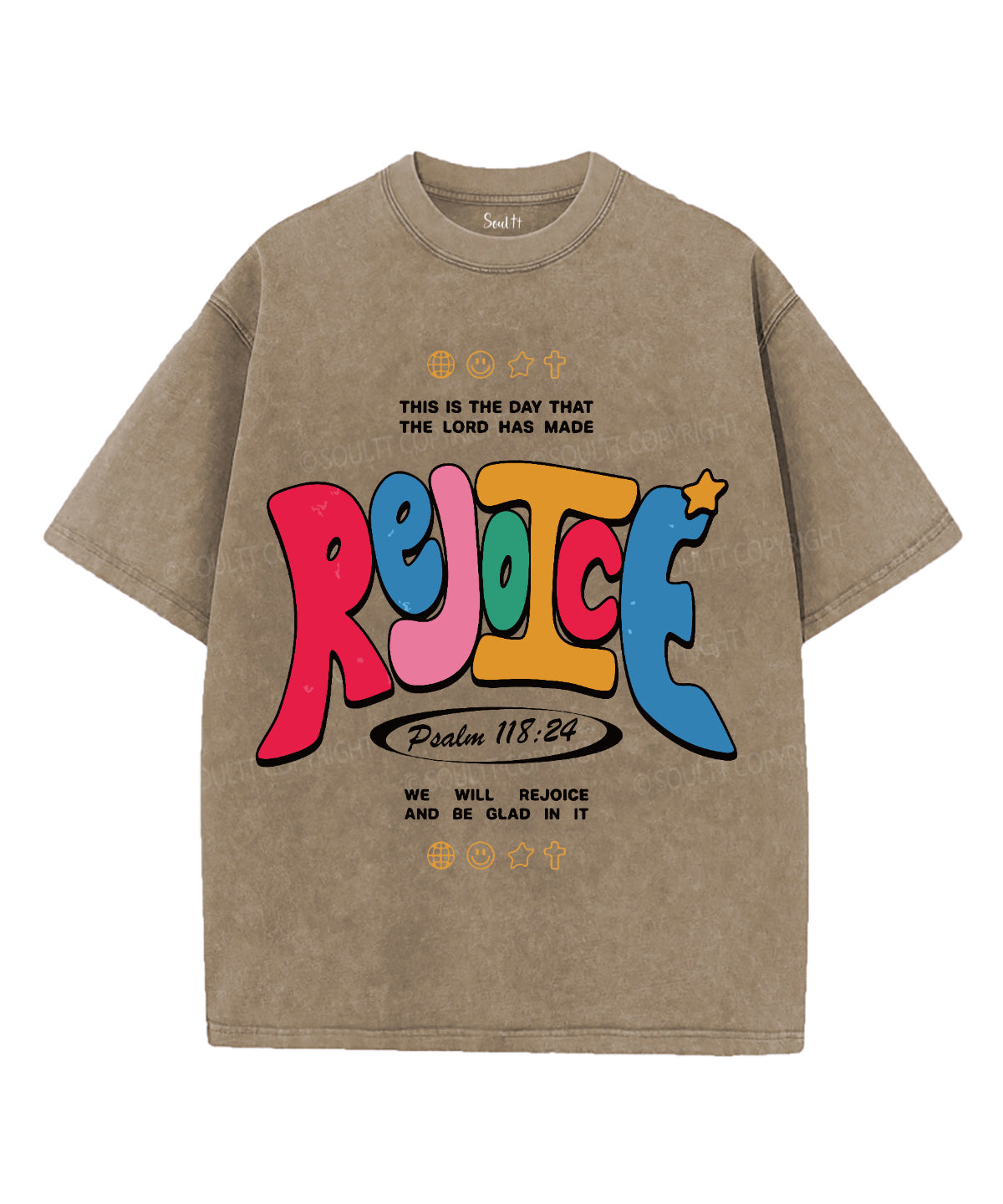 We Will Rejoice Washed Christian T-shirt Hoodie, Sweatshirt | CiraTrend.com (Image 5)