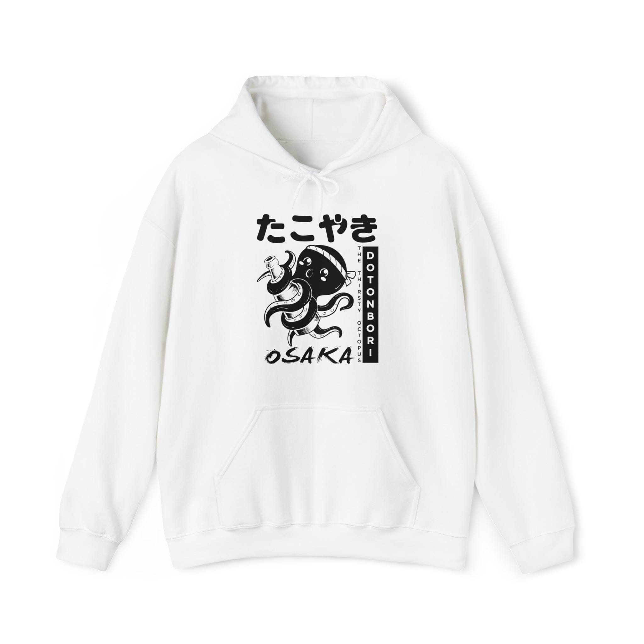 Drunken Octopus Unisex Hoodie (Front Print) T-Shirts, Sweatshirt | CiraTrend.com (Image 2)