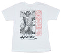Avatar the Last Airbender Mens T-Shirt - Grayscale Avatar & Red Tribe Symbols Hoodie, Sweatshirt | CiraTrend.com