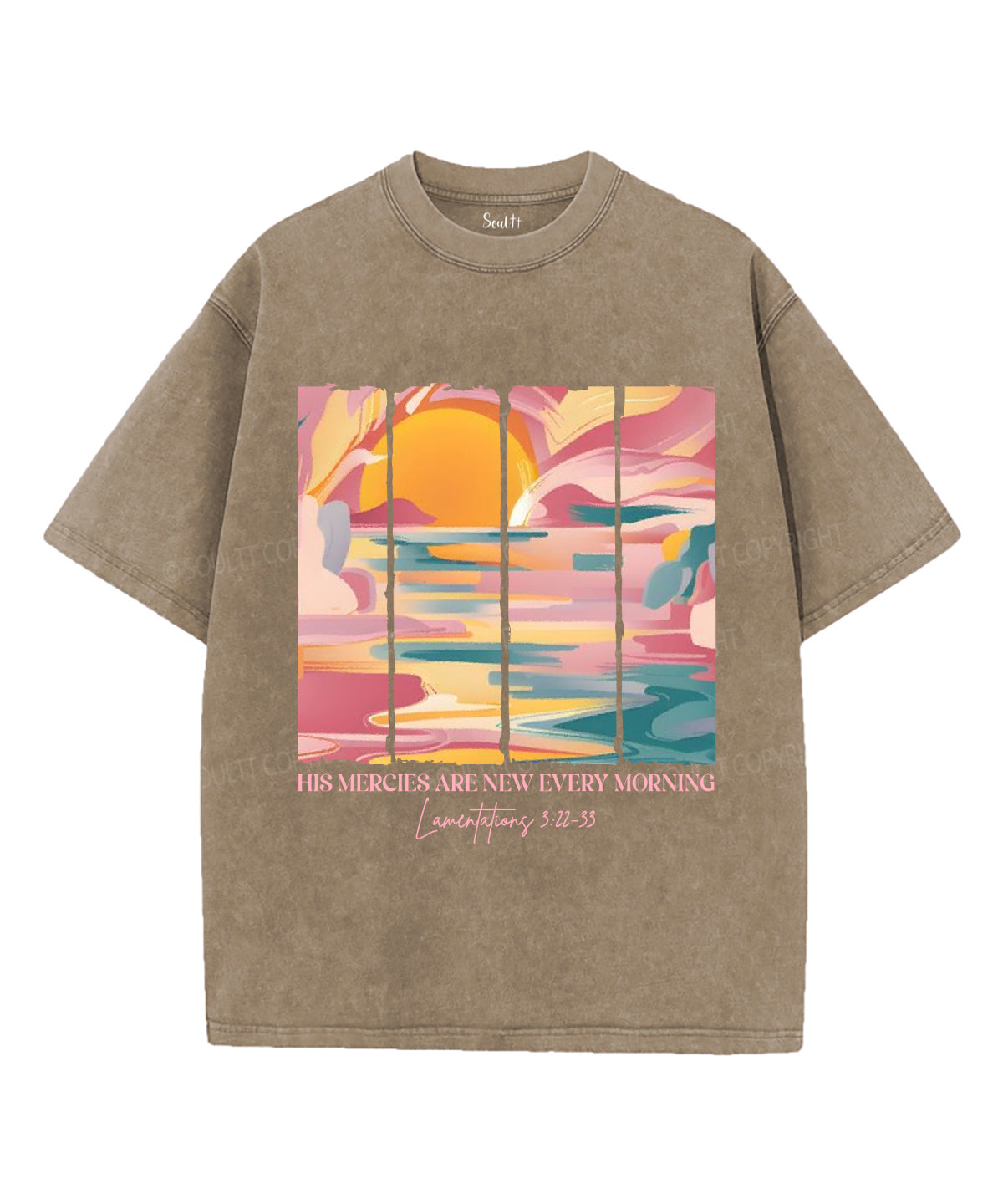 His Mercies Are New Every Morning Unisex Washed Christian T-shirt Style006 Hoodie, Sweatshirt | CiraTrend.com (Image 5)