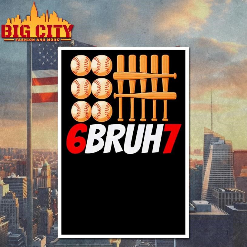 67 Bruh Baseball Christmas Shirt