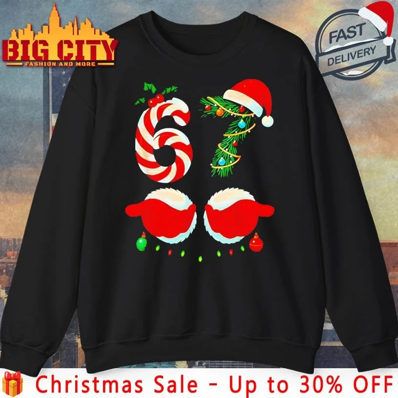 67 Christmas Hand 2025 shirt