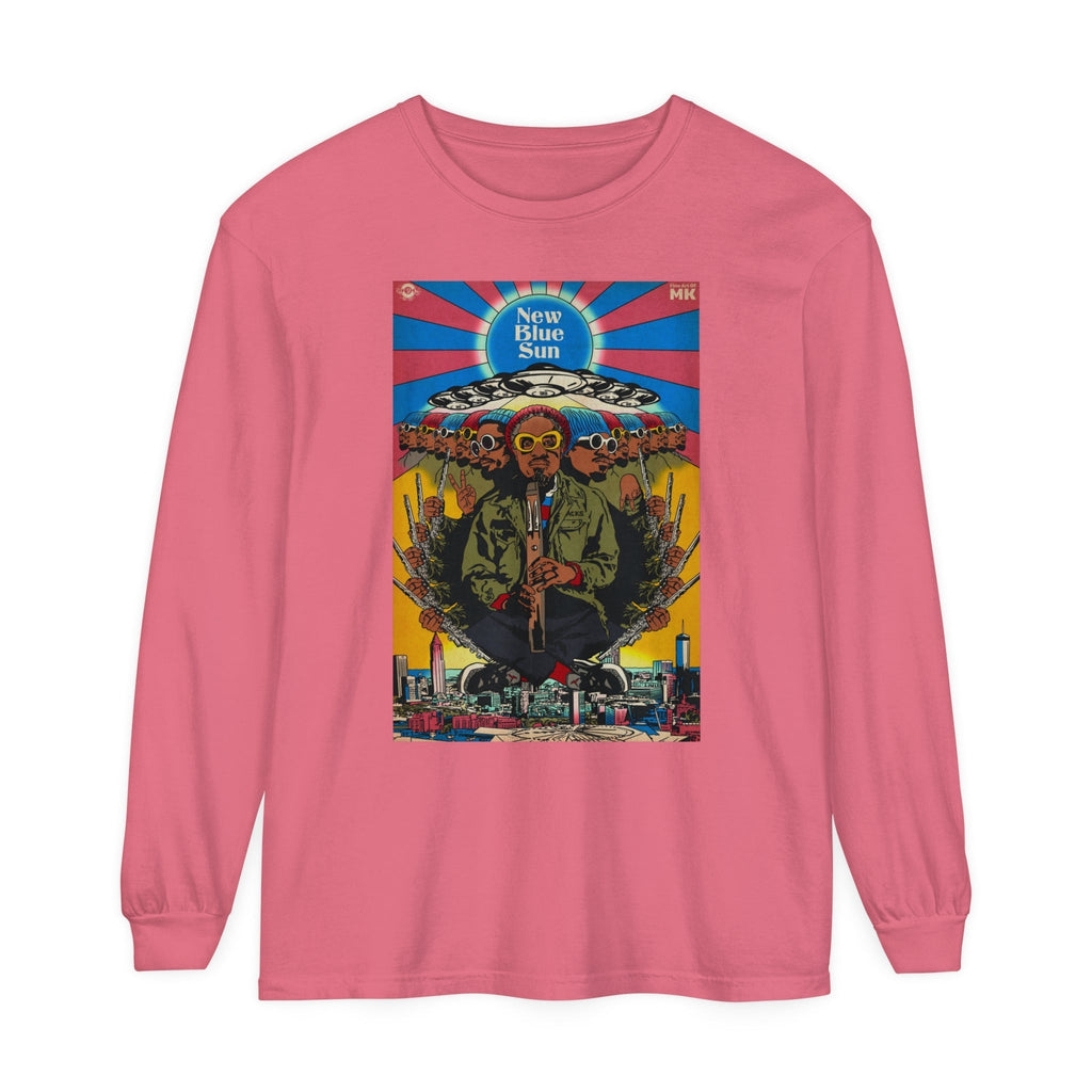 Blue Sun - Unisex Comfort Colors Long Sleeve T-Shirt Hoodie, Sweatshirt | CiraTrend.com (Image 1)