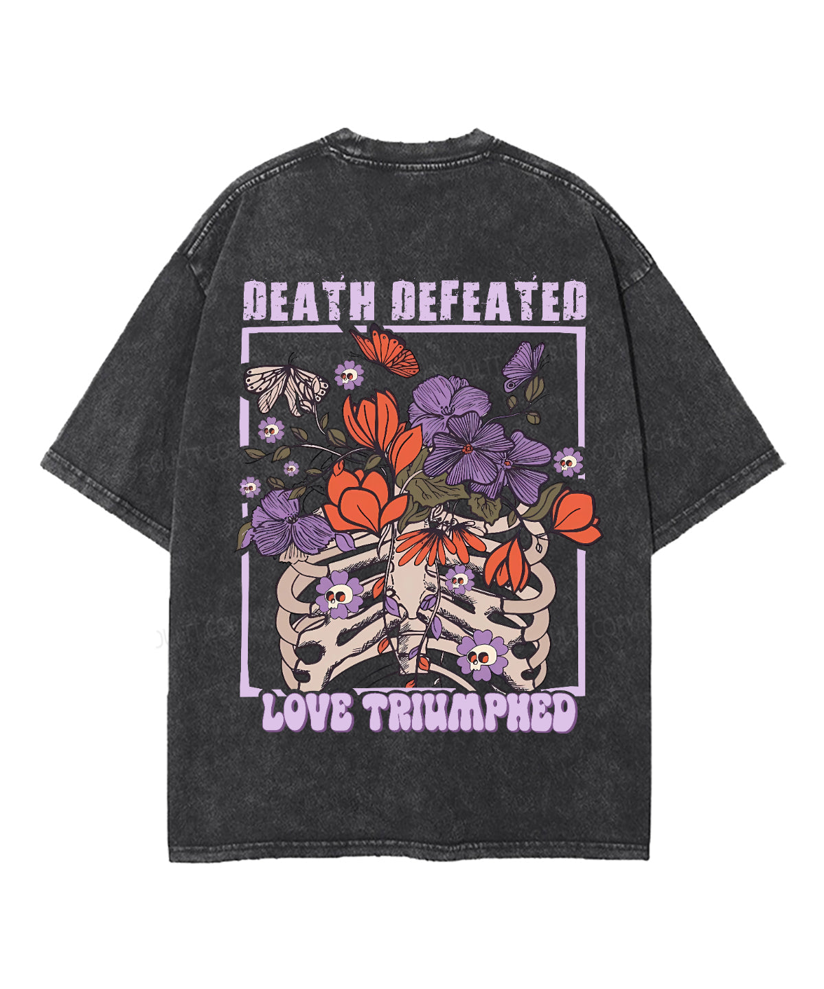 Death Defeated Double Sided Washed Christian T-Shirts, Hoodie, Sweatshirt