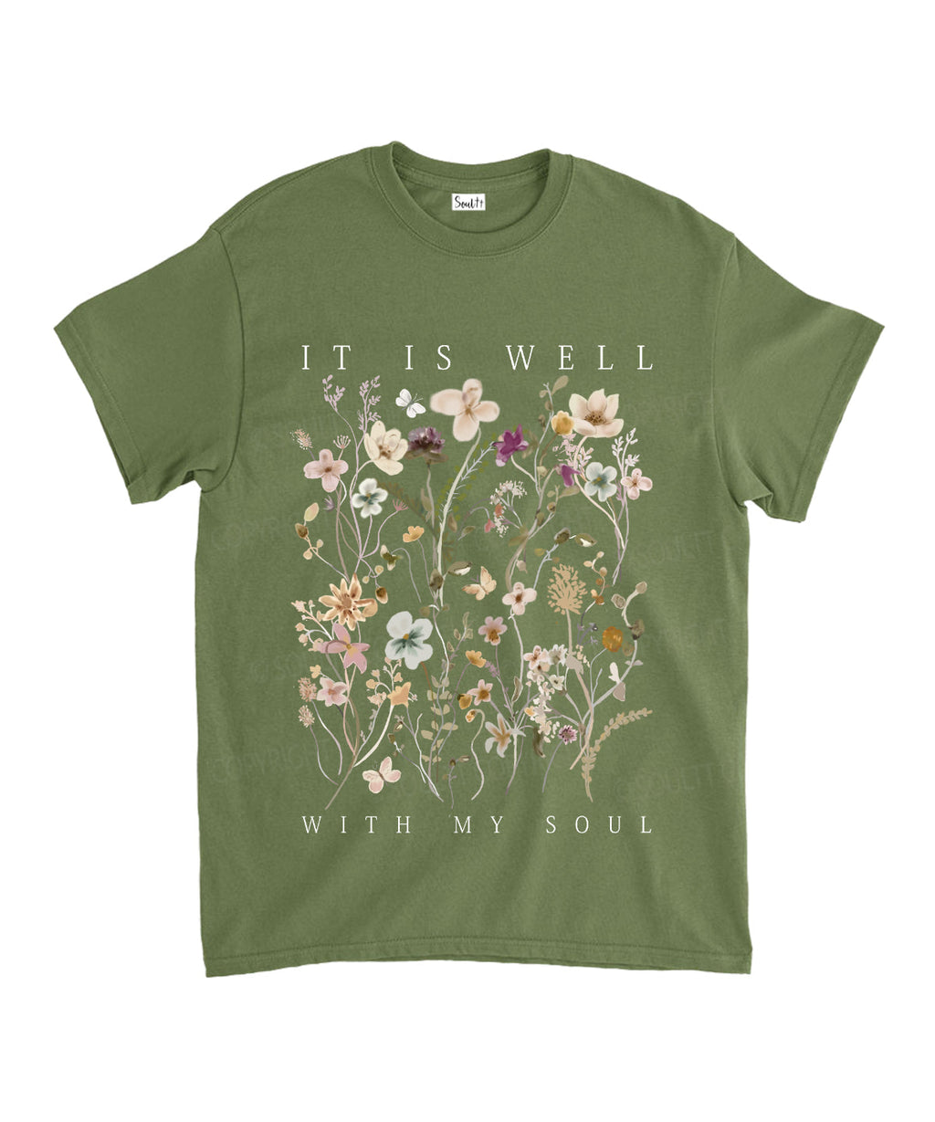Is Well My Soul Cotton Christian T-Shirts, Hoodie, Sweatshirt