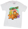 Garfield Mens T-Shirt - I'm A Friday Person Stuck In A Monday World Hoodie, Sweatshirt | CiraTrend.com