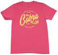 Karate Kid Mens T-Shirt - The Cobra Kai Yellow Print Circle Logo Hoodie, Sweatshirt | CiraTrend.com