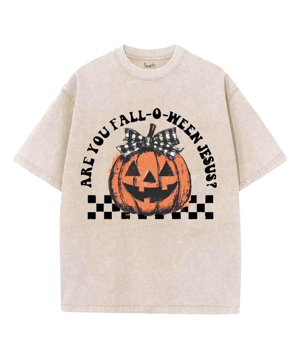 Halloween Pumpkin Unisex Washed Christian T-shirt Hoodie, Sweatshirt | CiraTrend.com (Image 3)