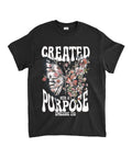 Created With A Purpose Unisex Cotton Christian T-Shirt Hoodie, Sweatshirt | CiraTrend.com (Image 1)
