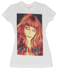 Cher Girls Juniors T-Shirt - Red Haired Photo Box Image DK2 Tour Hoodie, Sweatshirt | CiraTrend.com (Image 1)