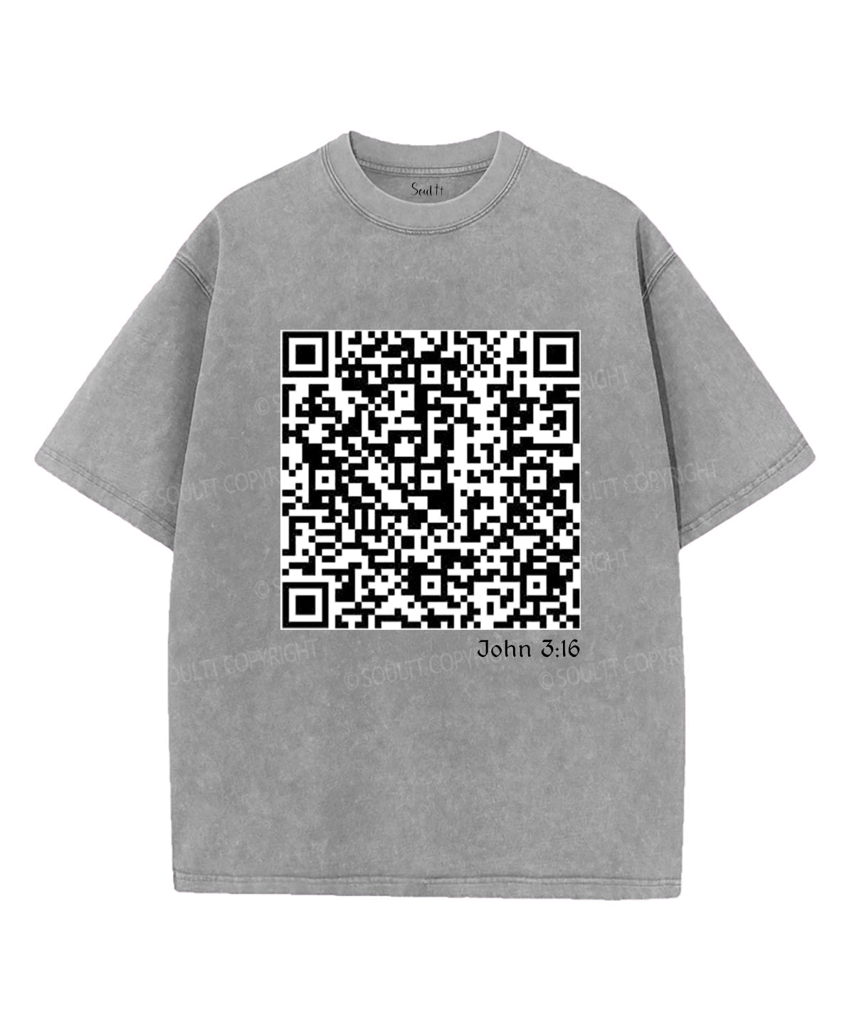 For God So love The World Unisex Washed Christian T-shirt Hoodie, Sweatshirt | CiraTrend.com (Image 2)