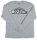 My Hero Academia Mens Long sleeve  T-Shirt -  Classic Logo Image Group Back Image Hoodie, Sweatshirt | CiraTrend.com