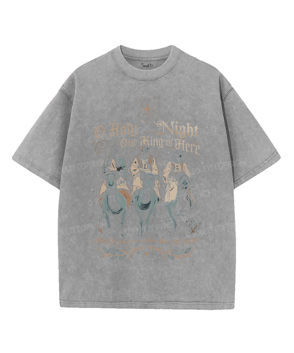 O Holy Night Washed Christian T-shirt Style003 Hoodie, Sweatshirt | CiraTrend.com (Image 3)