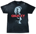 Child's Play Mens T-Shirt - Chucky glance Front Break Through Back Hoodie, Sweatshirt | CiraTrend.com
