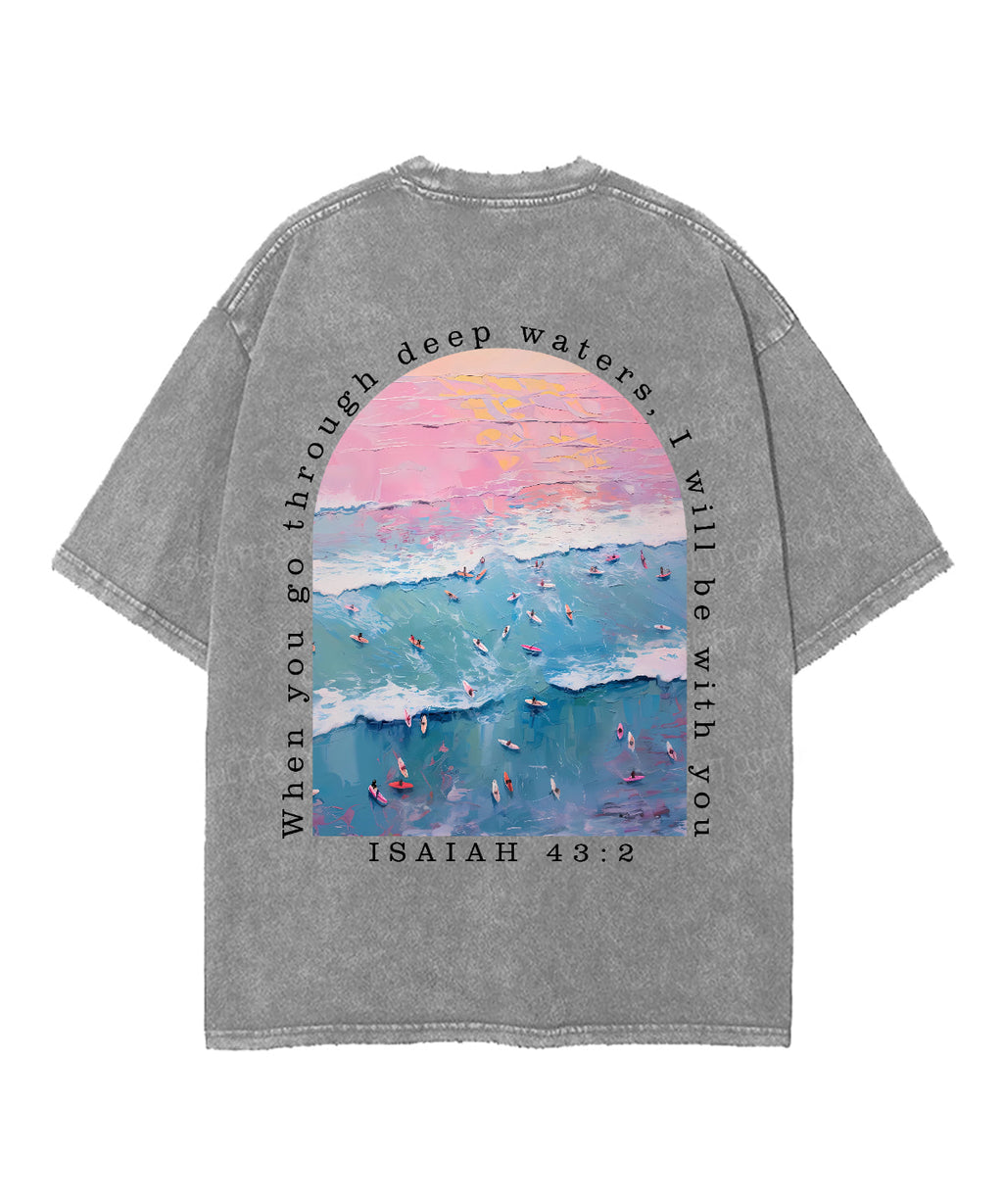 I Will Be With You Double Sided Unisex Washed Christian T-shirt Style021 Hoodie, Sweatshirt | CiraTrend.com (Image 5)