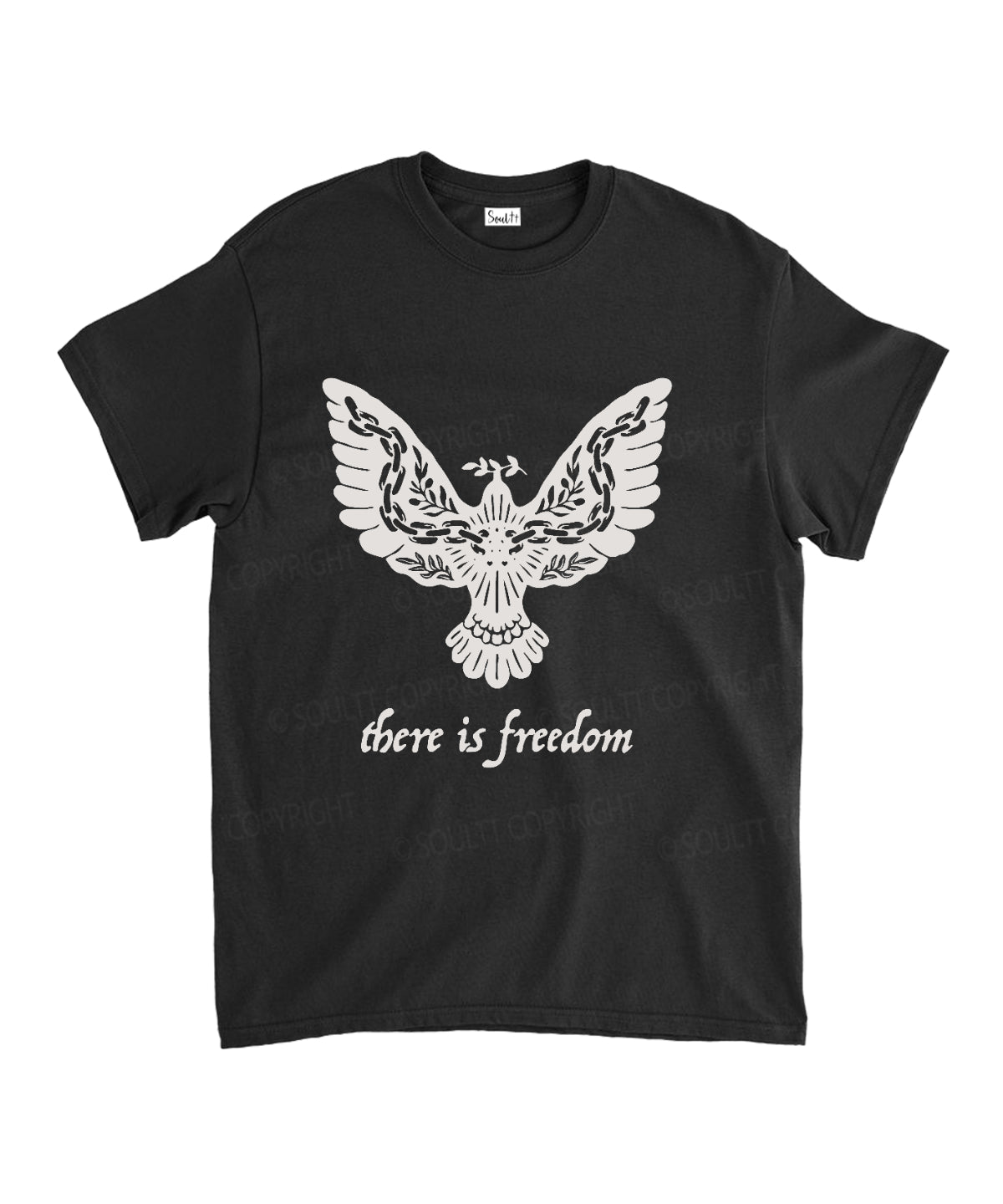 There Is Freedom Cotton Christian T-Shirts, Hoodie, Sweatshirt