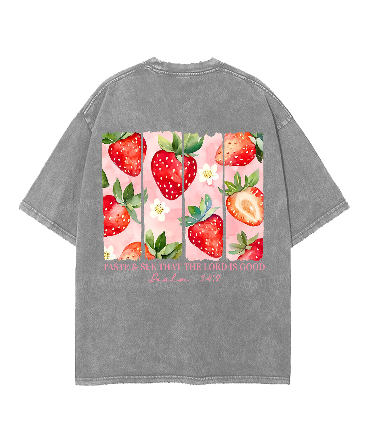 The Lord Is Good Double Sided Unisex Washed Christian T-shirt Hoodie, Sweatshirt | CiraTrend.com (Image 5)