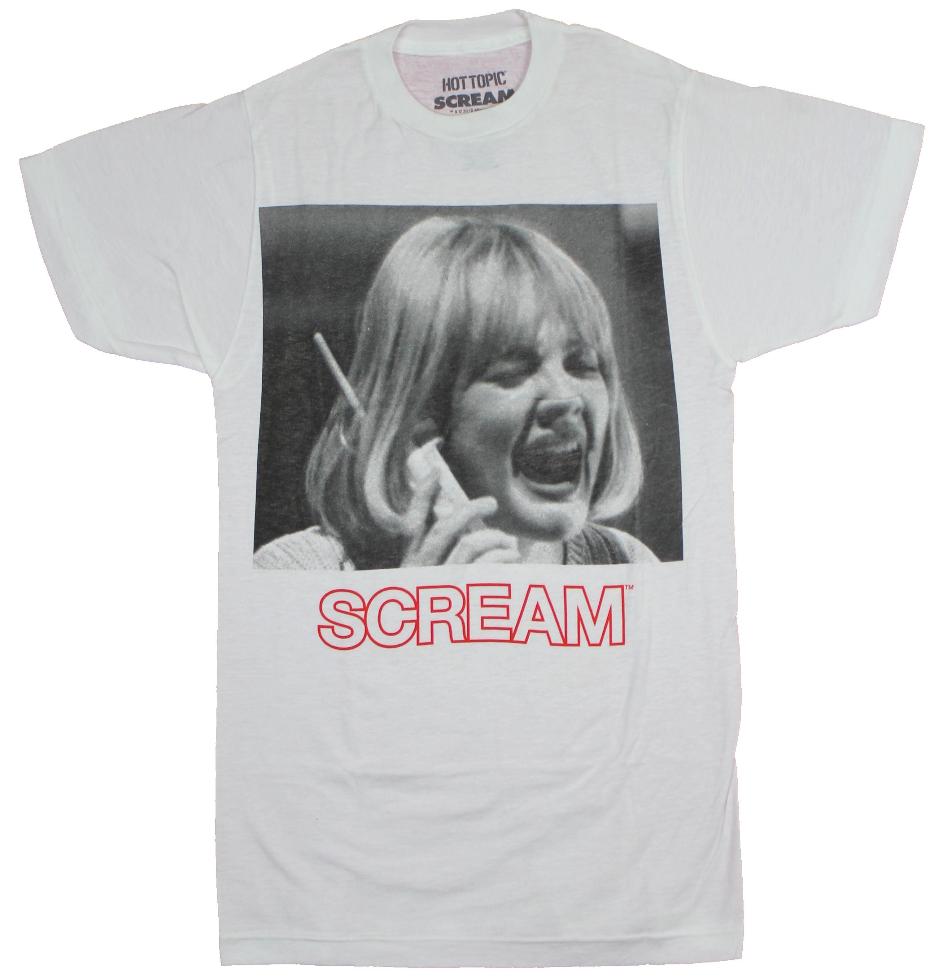 Scream Mens T-Shirt - Casey Becker Screaming Photo Box Image Hoodie, Sweatshirt | CiraTrend.com