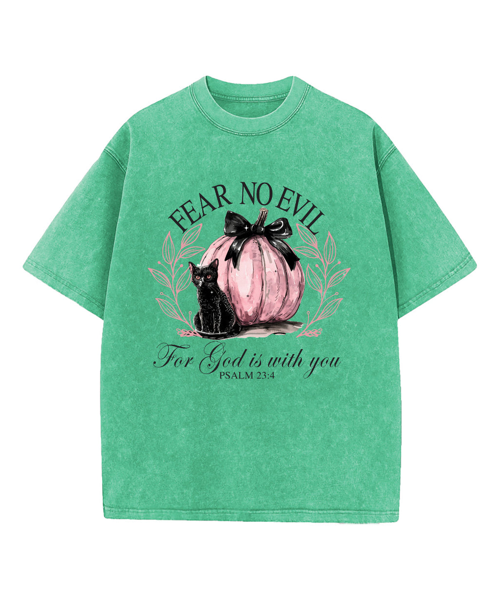 Fear No Evil Washed Christian T-shirt Hoodie, Sweatshirt | CiraTrend.com (Image 5)